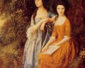 The Linley Sisters - 托马斯·庚斯博罗